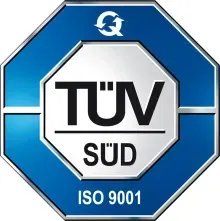 TÜV SÜD – ISO 9001 zertifiziert